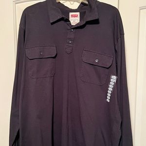 Men’s Levi’s NWT 2X black long sleeve shirt